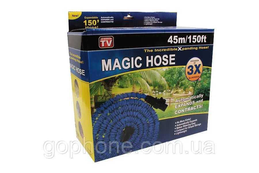 خرطوم المياه السحري القابل للتوسيع بطول 45 متر