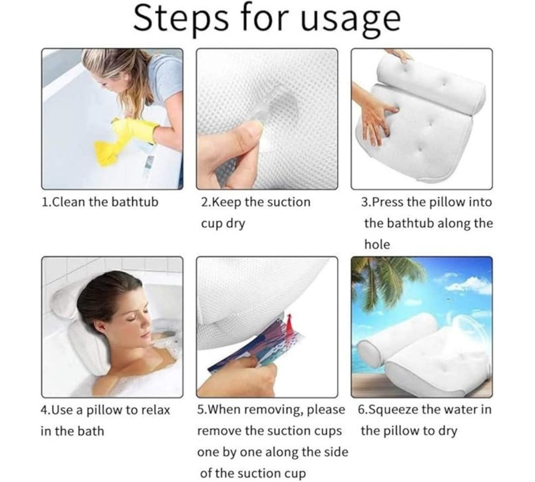 وسادة حوض الاستحمام